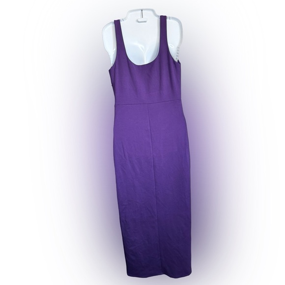 Socialite Purple Maxi Sleeveless Dress Cocktail Night Out - Picture 3 of 6